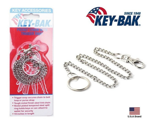 Llavero Con Cadena De Bolsillo. Keybak Pocket Chain