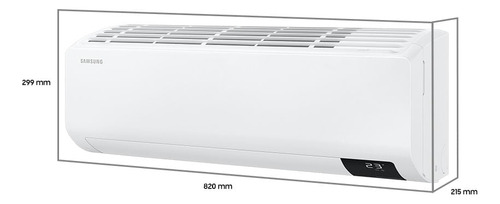 Aire acondicionado Samsung Inverter Ultra Cold 18000, dividido, color blanco