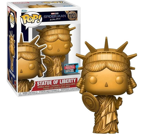 Funko Pop! Spiderman Statue Of Liberty #1123 2022 Convention