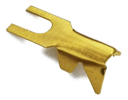 Imagem 5 de 6 de Terminal Garfo Furo 1/4 Para Fio Até 4 Mm - 50 Unidades