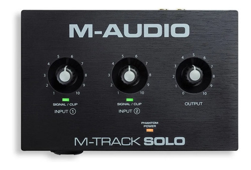 Imagem 2 de 4 de Interface De Áudio M Audio M-track Solo Usb 2 Canais