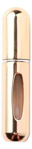 Perfumero Metálico Recargable 5ml Spray,reutilizable Dorado