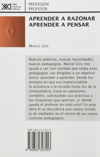 Aprender A Razonar Aprender A Pensar
