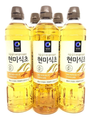 Pack X5u Vinagre De Arroz Sushi 900 Ml Corea + Envio!!