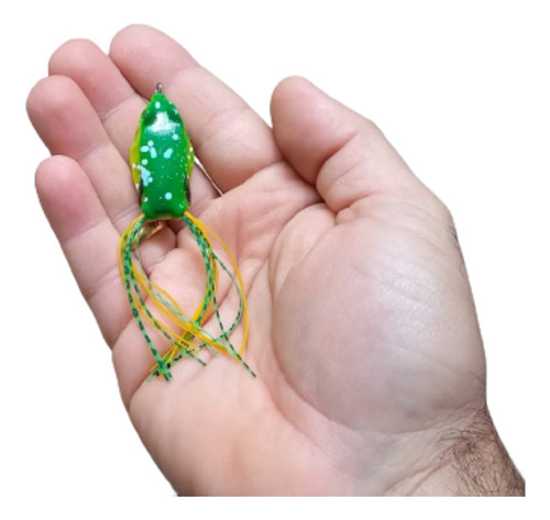 Kit C/ 3 Mini Frog 4 Cm Flog Sapinho Sapo Rã Isca Artificial