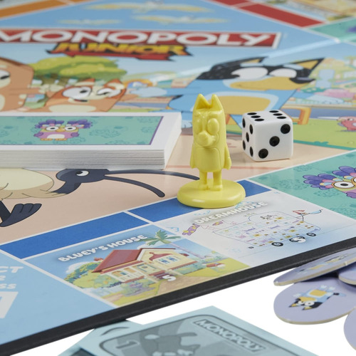 Monopoly Junior: Bluey Edition - Juego De Mesa Para Niños