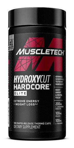 Hydroxycut Hardcore X 100 Caps.