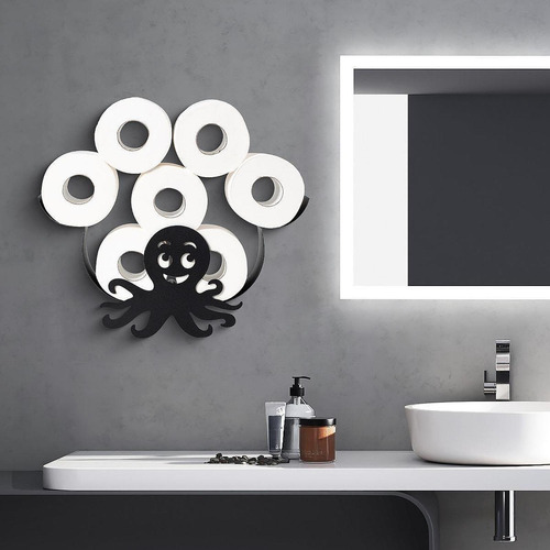 Metal Papel Higiénico Soporte De Pared De Pared 36x10x207cm