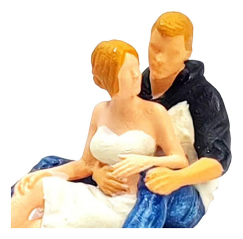 Figuras De Pareja De Resina 1/64, Adorno De Estilo B