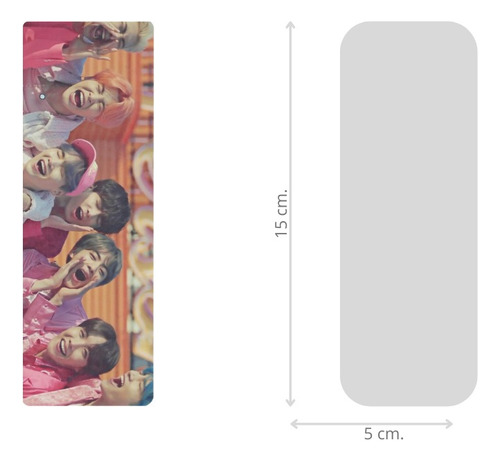 Pack 12 Separadores Para Libros Colección Bts Multicolor Bts 1