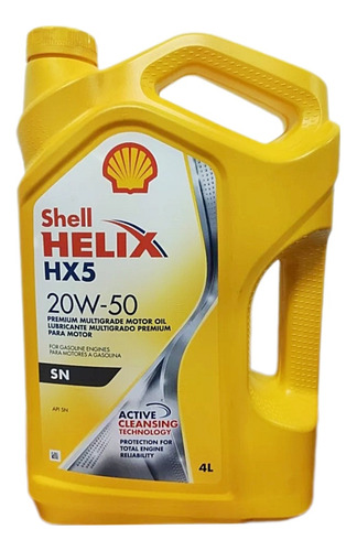 Aceite 20w50 Shell Mineral 4l