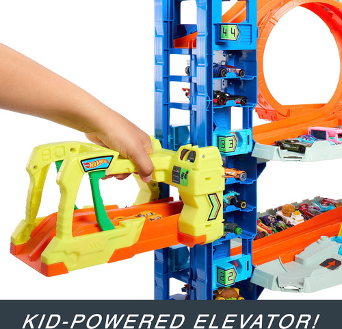 Playset Hot Wheels City Ultimate Garage Con 2 Coches Y 50 Co