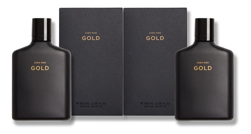 Perfumes Zara Man Gold Edt Combo 2x100ml