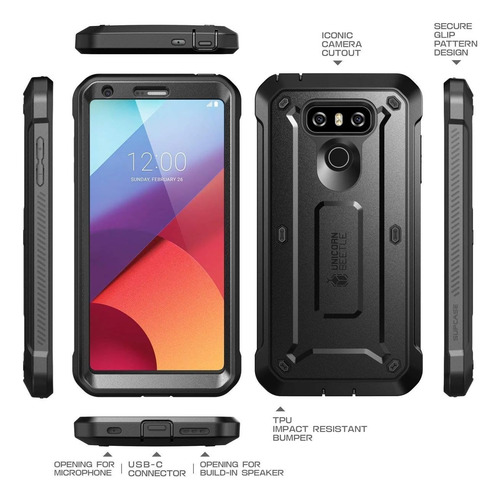 Supcase Funda Lg G6, Funda Lg G6 Plus, Unicorn Beetle Pro De .