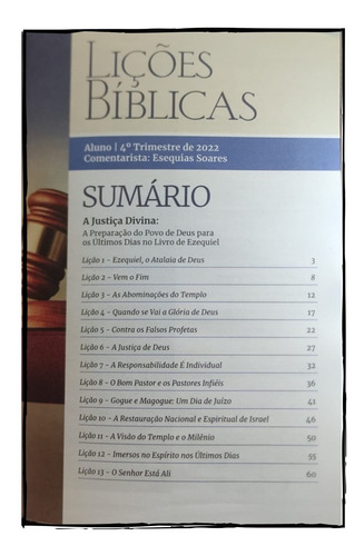 Revista - Lições Bíblicas Ebd 4º Trimestre Adulto Aluno Cpad