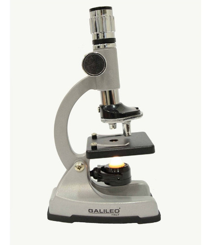 Microscopio Metal Gmpz C1200 Galileo Italy Con Luz Zoom Edu