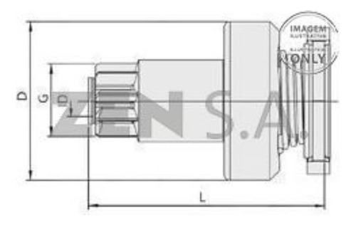 Bendix De Arranque Burro Bosch Vw Gol Polo Caddy Audi A3