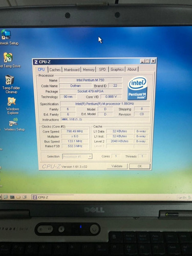 Notebook Dell Latitude D610 Pentium M Serial Rs232 Db9 Com1 (Usado)