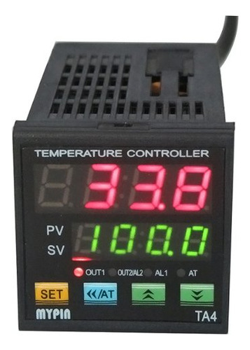 Controlador De Temperatura Pid F/c, Agptek Dual Display Digi