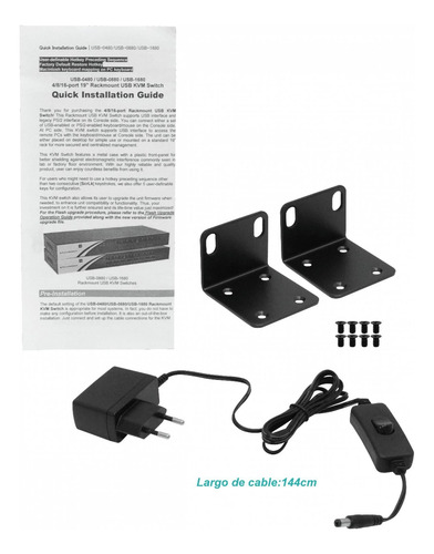 Kvm Rack 8-pc Usb/vga Para Data Center Clickbox