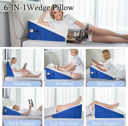 Pilyore Almohada De Cuña Para Dormir, Cabecera De Almohada Y