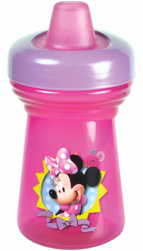 Disney Minnie Mouse, vaso Vaso ecológico de 270 ml de bambú sin BPA para niños