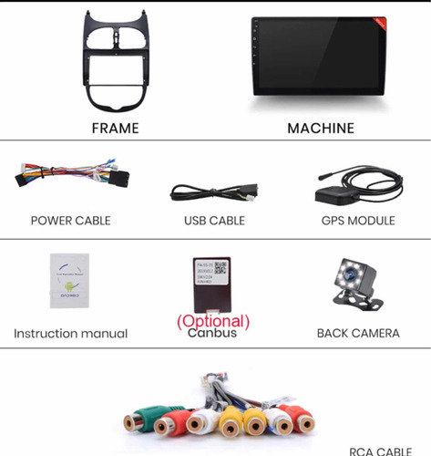 Zk Compatible Radio Android Carplay 2+32 Peugeot 206