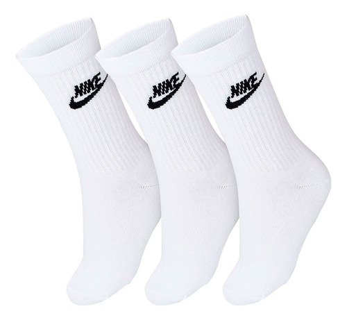 Medias Blancas Nike Everyday Socks Essential Nueva Originale