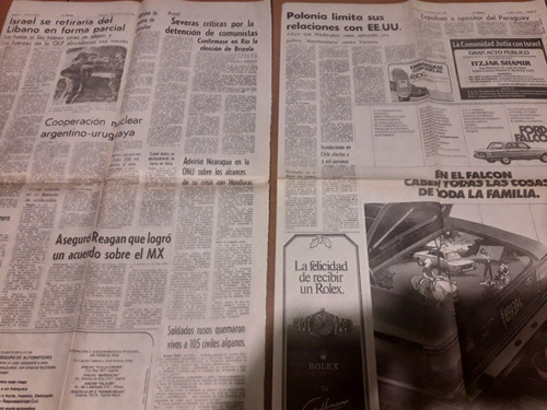 Diario La Prensa 15 12 1982 Malvinas Puerto Bermejo 