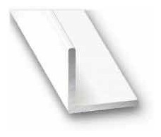 Perfil Angulo 19x19mm Aluminio Blanco - Largo X 3 Metros