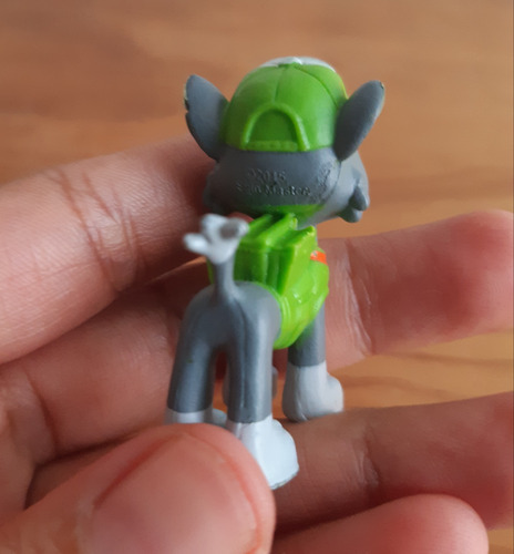 Mini Perrito Rocky Paw Patrol Patrulla Canina 4 Cm (Usado)