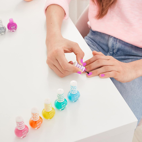 Kit 7 Pinta Uñas Que Cambian De Color Con Estados De Ánimo