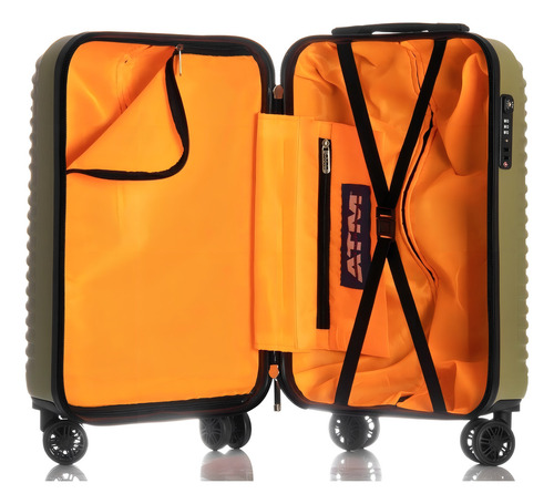 Maleta Atm 1176 37cm De Ancho X 52cm De Alto X 24cm De Profundidad Color Verde Musgo