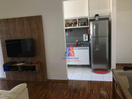 Apartamento Com 3 Dormitórios À Venda, 70 M² Por R$ 350.000 - Residencial Clube Colorê - Vila Belvedere - Americana/sp - Ap1077