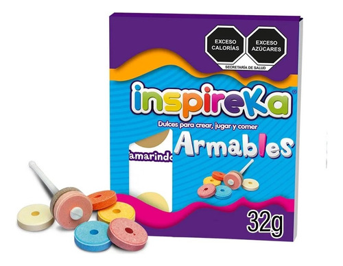 Dulces Inspireka Surtido 5 Presentaciones Caja Con 4pz C/u