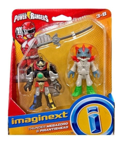 Imaginext Power Rangers Megazord E Cabeça De Piranha Chh64