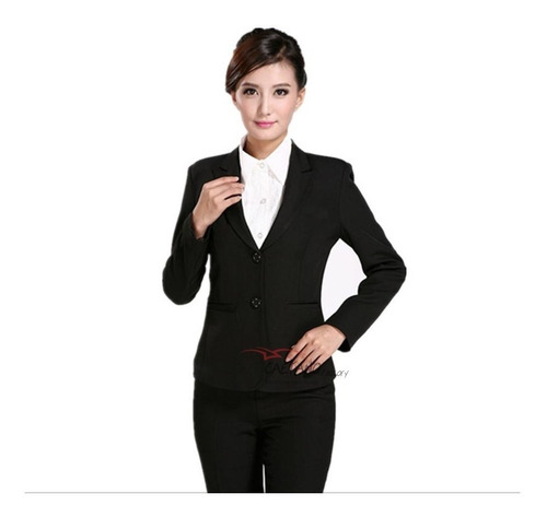 Traje De Mujer Uniformes Eventos Saco Y Pantalon