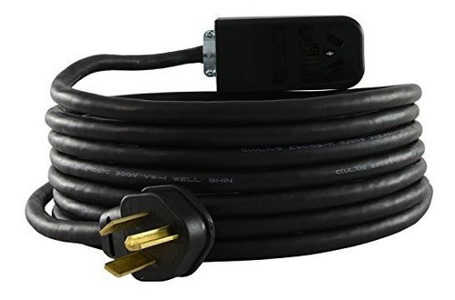 Conntek Rubber Sjoow 10/3 Nema 10-30p Cable De Extensión De 