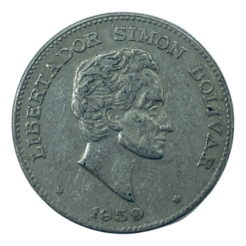 Moneda 50 Centavos Colombia - Libertador Simon Bolivar 