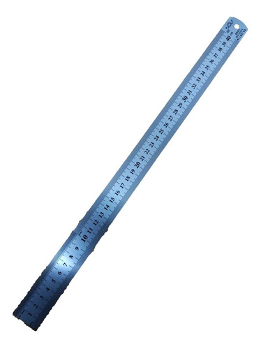 Regla Pie Metalico 40 Cm 16'' Acero Inoxidable Guiller 1 Mm