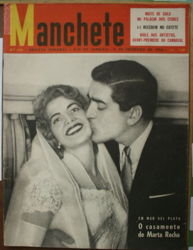 Manchete 1956 - Marta Rocha* Carnaval* Marlene* Paraná