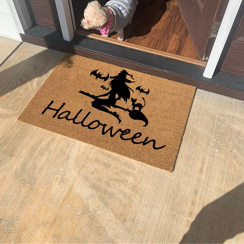 Capacho De Halloween N Floor Mat Welcome Home Front Door Dec