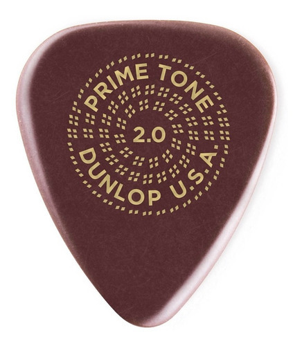 Cañas Dunlop Primetone Standard Smooth 511r2.0, 6 unidades, color marrón oscuro, 2 mm