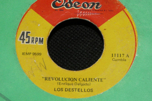 Jch- Los Destellos Revolucion Caliente Cumbia Peru 45 Rpm