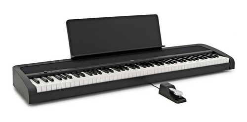 Piano Digital Korg B2 88 Teclas Pesadas Pedal Atril Negro