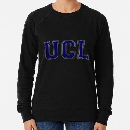 Buzo Ucl University College London Logo Azul Calidad Premium