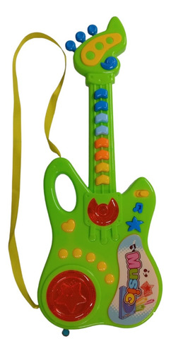 Guitarra Musical Con Luz Melodias Infantil