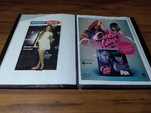 Brenda Asnicar * Carpeta Recortes Revistas Clippings # 3 (Usado)