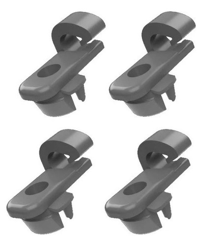 4 Presilhas Da Haste Da Fechadura Strada 96/13 Palio 96/17