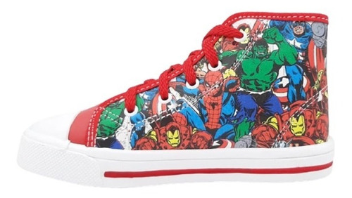 Tenis Niño Avenger Spider Man Bubble Gummers Boom Rojo
